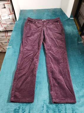 J.Jill Jeans Size 12 Petite Womens Red Pants Corduroy Ladies Mid Rise Straight